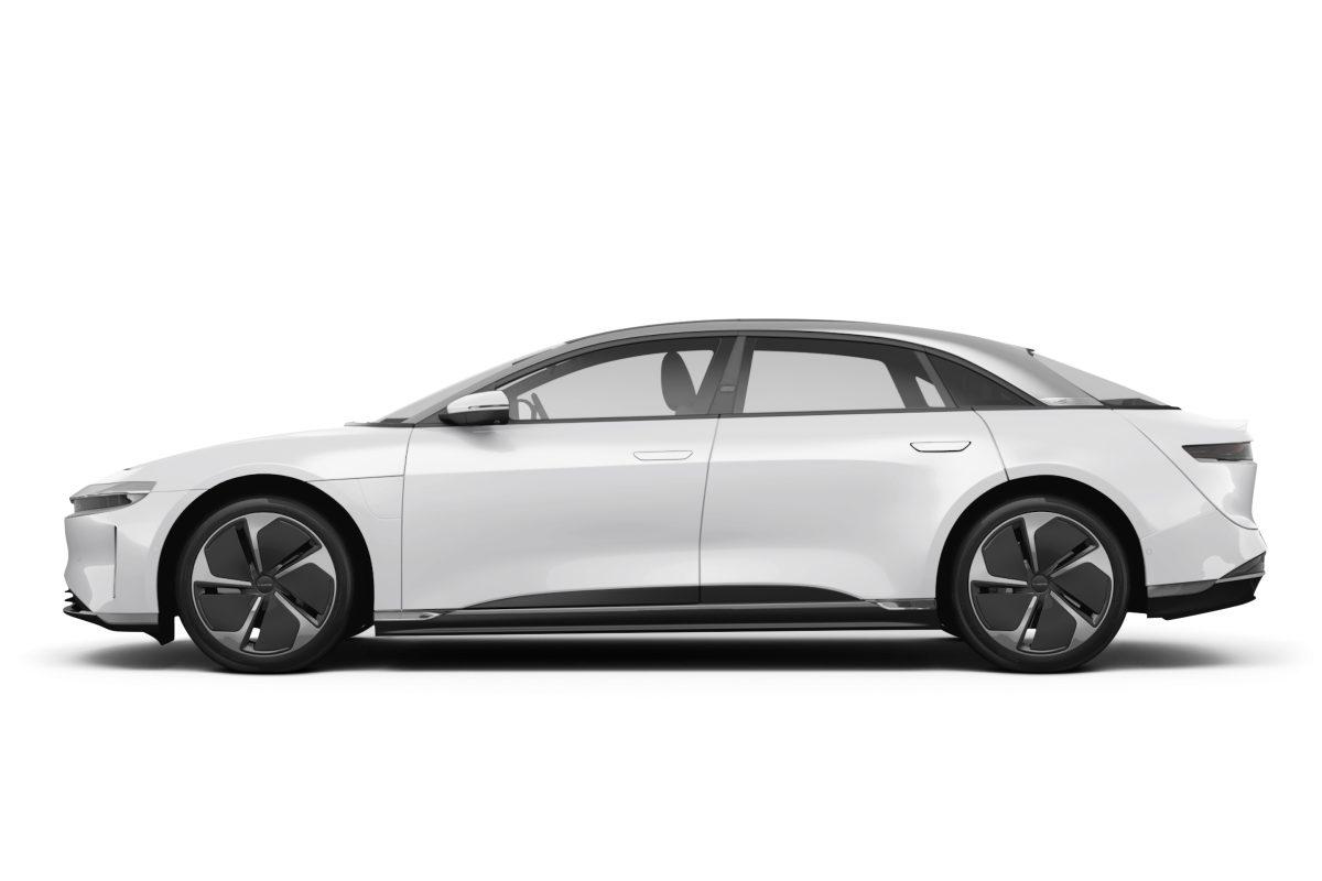 Lucid Air - Side view Lucid Air - Side view