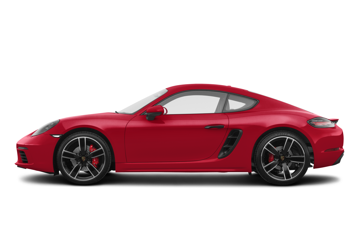 Porsche 718 Cayman - Side view Porsche 718 Cayman - Side view