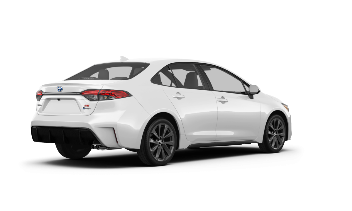Toyota Corolla Hybrid - Back view Toyota Corolla Hybrid - Back view