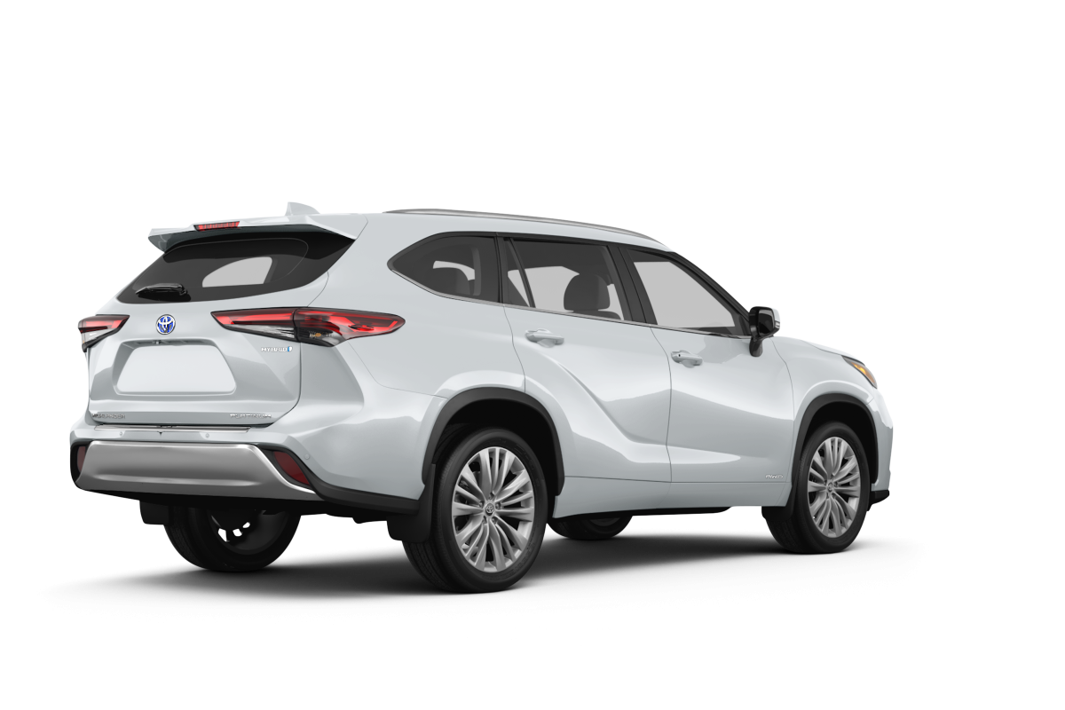 Toyota Highlander Hybrid - Back view Toyota Highlander Hybrid - Back view