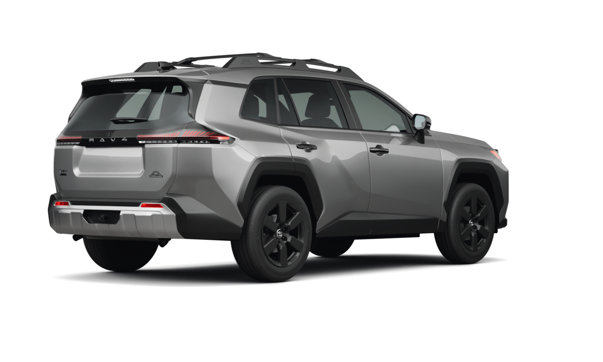 Toyota RAV4 Plug-in Hybrid - Back view Toyota RAV4 Plug-in Hybrid - Back view