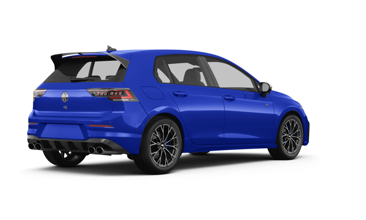 Volkswagen Golf R - Back view Volkswagen Golf R - Back view